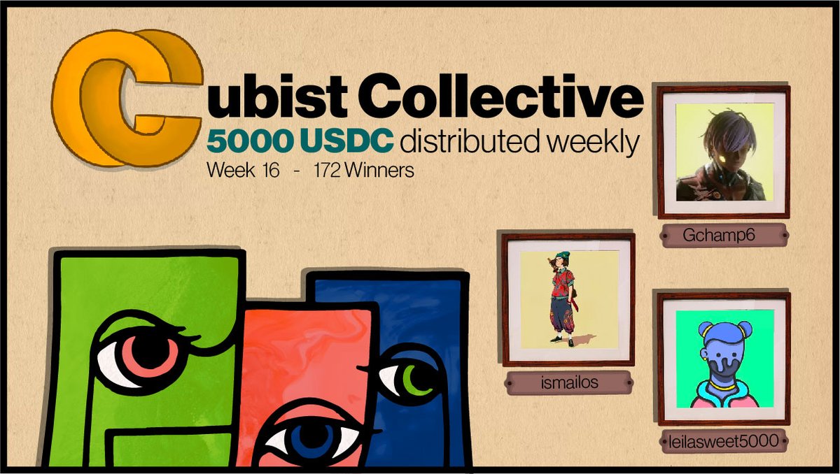 CubistLabs's tweet photo. We don't just do predictions 👀. We also pay our members to hang out in Discord. 
With the recent influx of new members, we had a record number of payouts: 172 members got a share of the 5000 USDC this week. Top members earned $200+ as usual. https://t.co/tpSctOZA1C