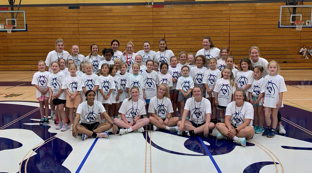 HardrockerWBB's tweet photo. Great turn out for Day #1 of Junior Hardrockers and Little Hardrockers Camps!  Can't wait for tomorrow! https://t.co/WdYoQV9nTp