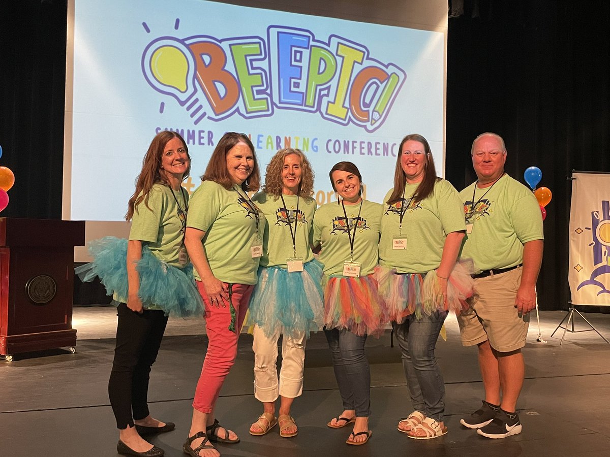 ajocox's tweet photo. Today was one of the best days of my job at YCS! I worked with the absolute best team to plan our Be Epic Conference. It was such a fun day of learning! @Mrs_Eastham_LPS @Lsmithscience @drsturgeon28 @pveliteracy @KaseyOetting https://t.co/5MlijMQljW