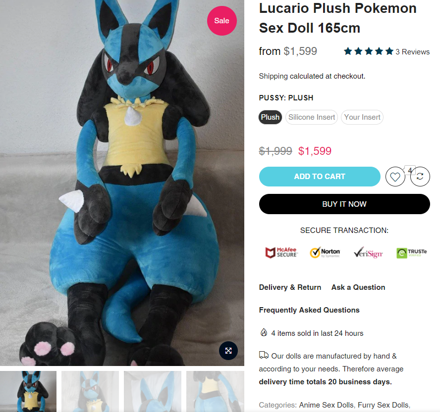 lucario sex doll Sex dolls have gone too far 😂 or not far enough? 🤔 #sexdolls