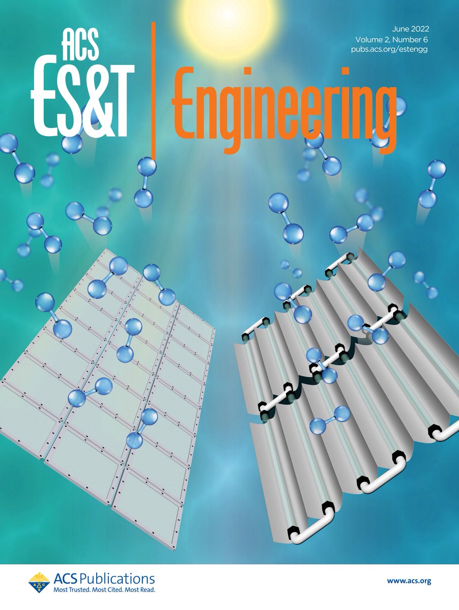 Our latest paper discussing the "Key Design Criteria for Photocatalytic H2 Generation" has been featured in ACS ES&amp;T special issue entitled "Photo-Energy Utilization for a Sustainable Environment:  Photo(electro)catalysis".👏 #MyACScover #Photocatalysis  pubs.acs.org/doi/10.1021/ac…