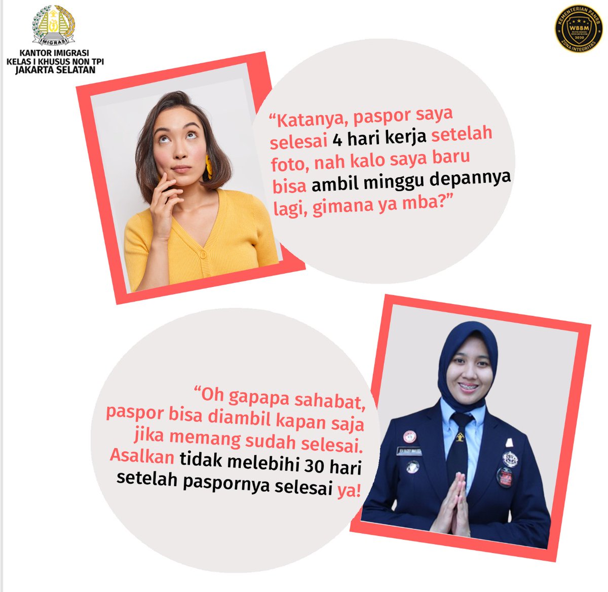 Halo Sahabat Mido! Kalau paspor udah selesai, tapi belum mau ambil? Gapapa, yang penting gak lebih dsri 30 hari ya setelah jadi!
#paspormudah
#kanwilkumhamdkijakarta
#kanwilkemenkumhamdkijakarta