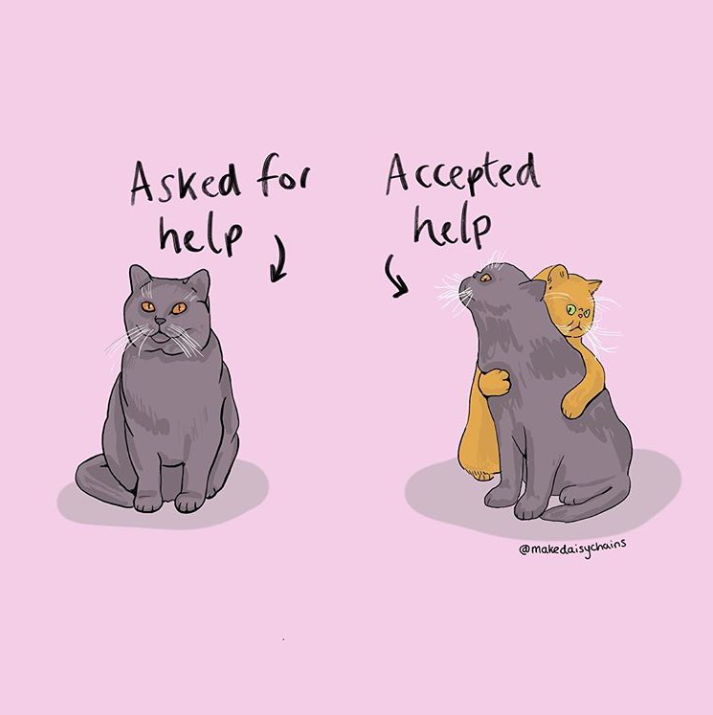 TrevorProject's tweet photo. You deserve support 💗 art by @makedaisychains 🎨

If you're in crisis, reach out to us 24/7 at 866.488.7386 or text/chat us at: https://t.co/hxtScqt870 📲 #MentalHealth https://t.co/5H7Dfm30Ho