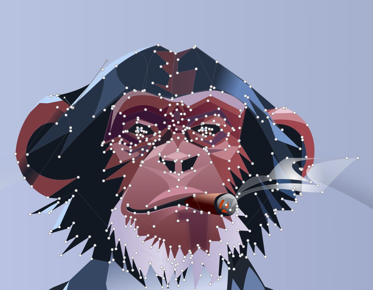 Our art is stored directly on eth so that you can recreate every single vertex point, shape &amp; color straight from the public code

You can also go to opensea &amp; right click save to download the SVG

We’ve seen our community use this feature in some pretty amazing ways so far