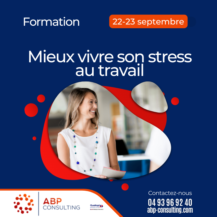 ABP_Consulting's tweet photo. 🎯 Comment prévenir et agir sur le #stress ?
👉  Mieux comprendre le stress et ses mécanismes
👉 Identifier les symptômes et repérer les messages du corps
👉 ....
Formation "Mieux vivre son stress au travail" les 22 et 23 septembre prochains ! 
➕https://t.co/NjQsex02Ig https://t.co/mkhPEhqQHd