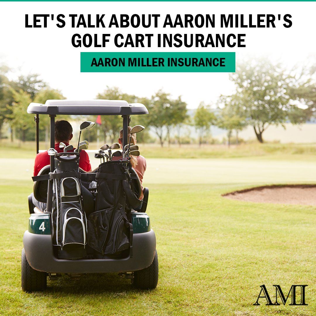 Golf cart insurance is important because accidents happen.

Sometimes people and property suffer damage as a result of these incidents, but you can protect yourself with Aaron Miller Insurance’s Myrtle Beach policy!

Know more about Aaron Miller Insurance's Myrtle Beach options!