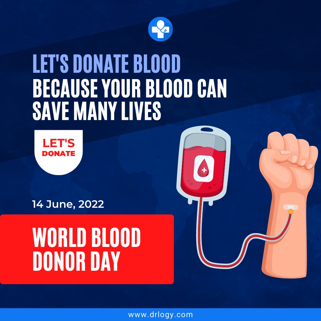 Drlogy_'s tweet photo. The World Blood Donor Day,14 June, serves to thank voluntary, unpaid blood donors for their life-saving gifts of blood and to raise awareness of the need for safe blood and blood products for their life-saving gifts of blood.
#worldblooddonorday #blooddonorday #healthcare #drlog https://t.co/qdAK5NX1gm