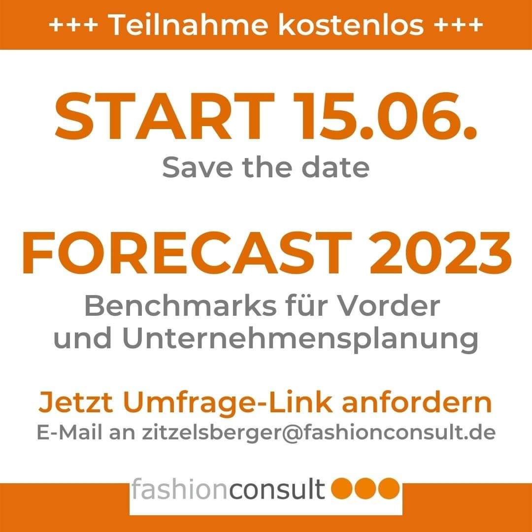 Wie wird 2023? Welche #Benchmarks können Sie Ihrer #Vorder- und #Unternehmensplanung für das kommende Jahr zugrunde legen?

Unser #fashionconsult FORECAST 2023 für die #Modebranche gibt Ihnen #Orientierung und schafft eine valide Planungsgrundlage.

#katag <a href="/fashionconsult1/">Leo Faltmann</a>