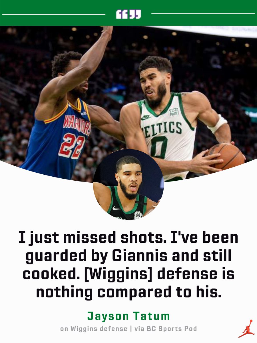 ProphetX_Hoops's tweet photo. Jayson Tatum downplays Wiggins defense tonight 🍿🔥 https://t.co/Or9mEgl7Rk