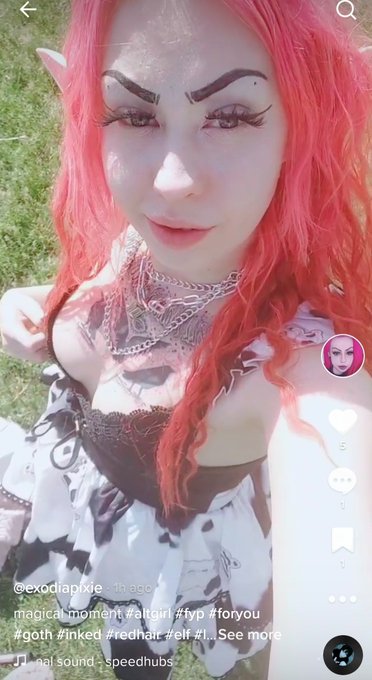 https://t.co/udPxlULTny
New tiktok #altgirl #elf #gothgirl #punk #petite #redhait #outfit #inked https://t