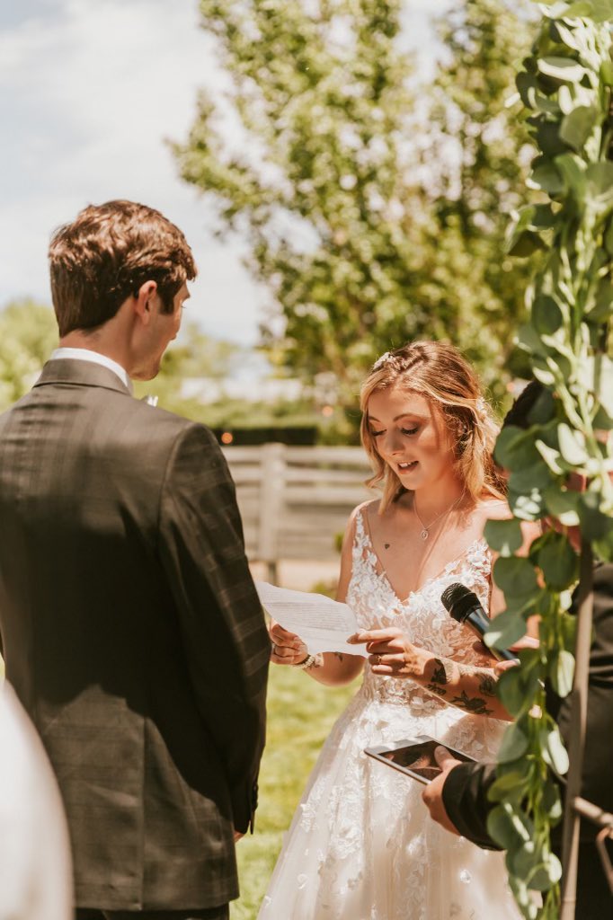 bresmithle's tweet photo. The most beautiful, fastest, emotional moments of my life. 
Thank you, Jackson, for choosing me to be your wife. https://t.co/CuWAvHFRT8