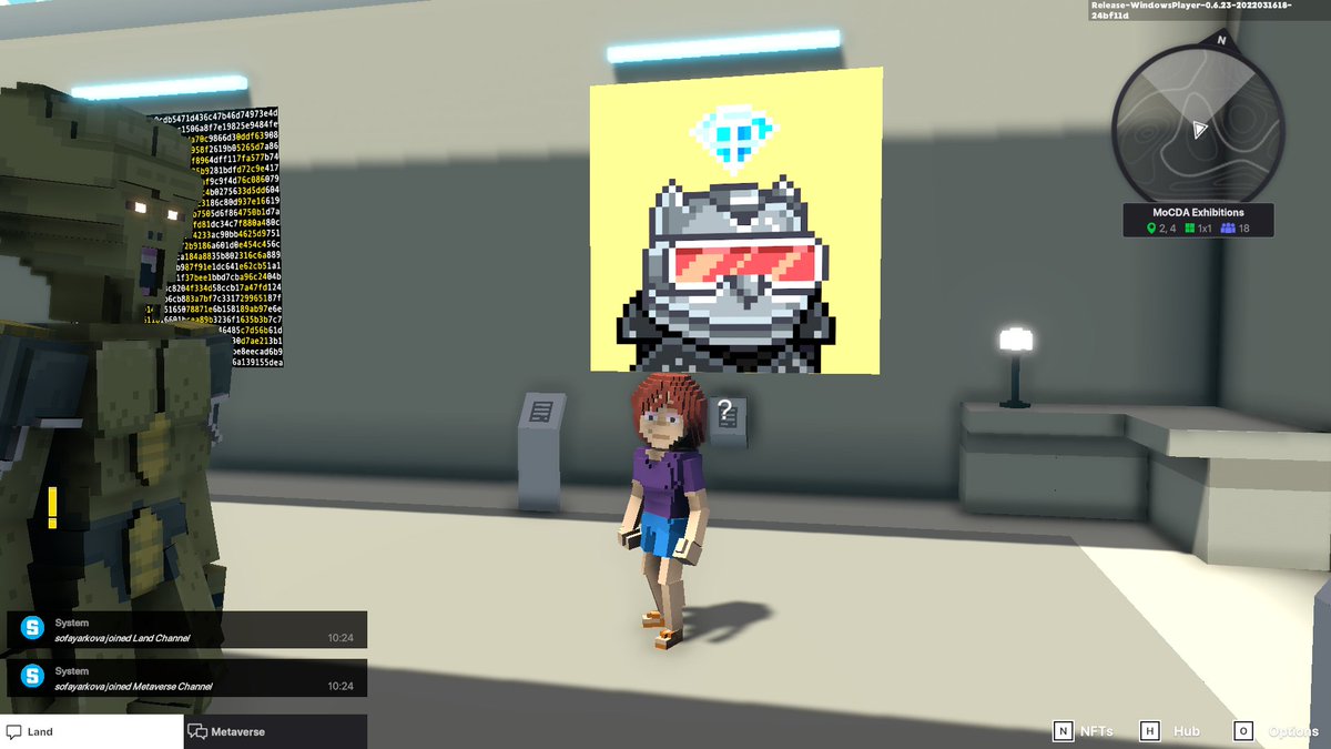 SYarkova's tweet photo. @TheSandboxGame @MOCDA_ I just participated in the #TheSandbox weekly contest for a chance to win 200 mSAND! Here is my favorite piece from the exhibition, check out my screenshot below!
👇 https://t.co/5b9ZDBGXo4