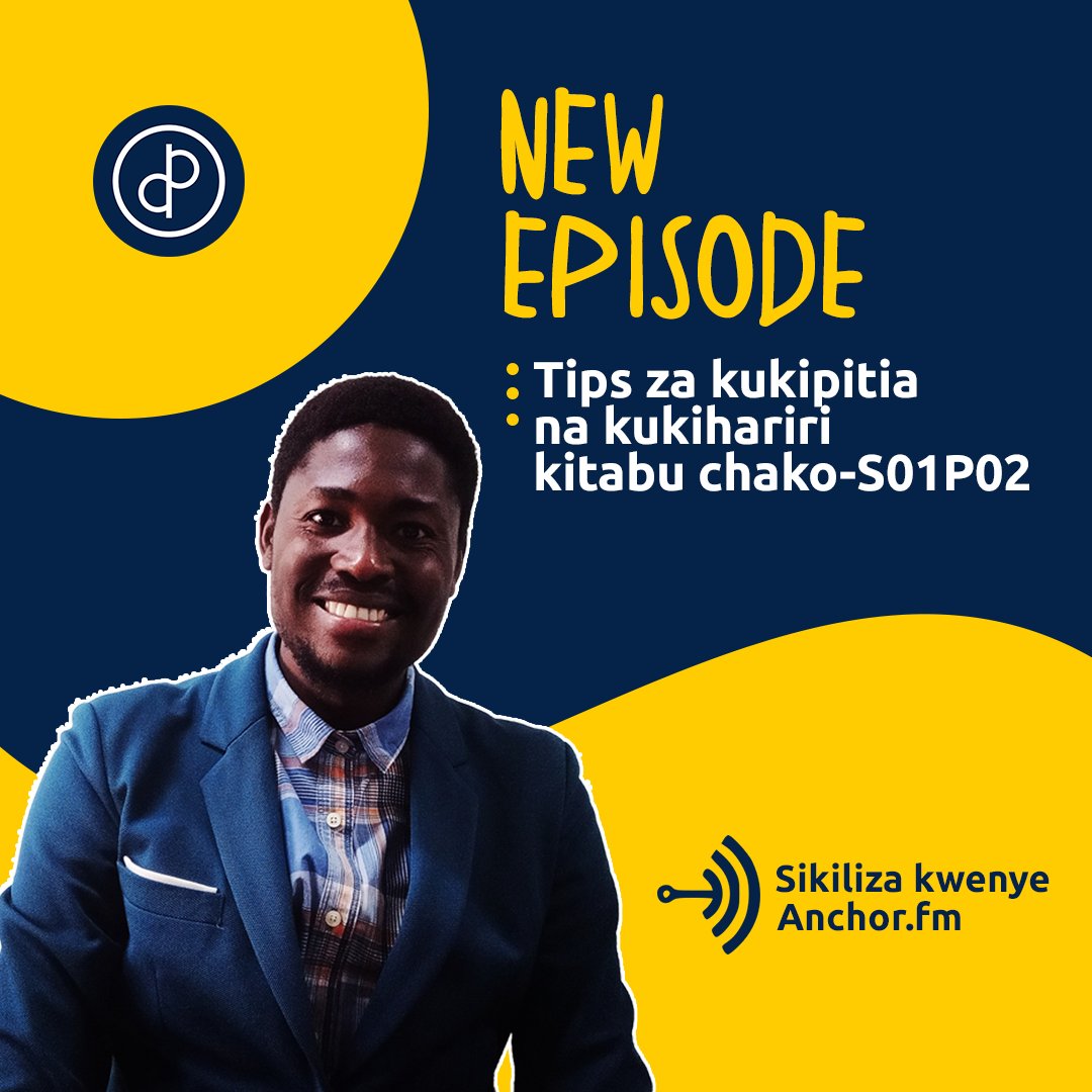 DaudiLubeleje's tweet photo. Kwenye podikasti hii mpya [Episode ya pili] nimezungumza #TIP muhimu ya kukusaidia kuupitia na kuuhariri muswada wako kwa mafaniko makubwa. 

Sikiliza >> https://t.co/UUg7fN4TKA 

#daudipages #uhariri #muswada #pendavitabu https://t.co/UWCS4npQ0N