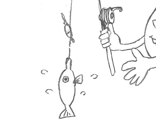 北沢龍平が描く拙い魚をこれから【シオヤキ】と呼ぶことにしよう 