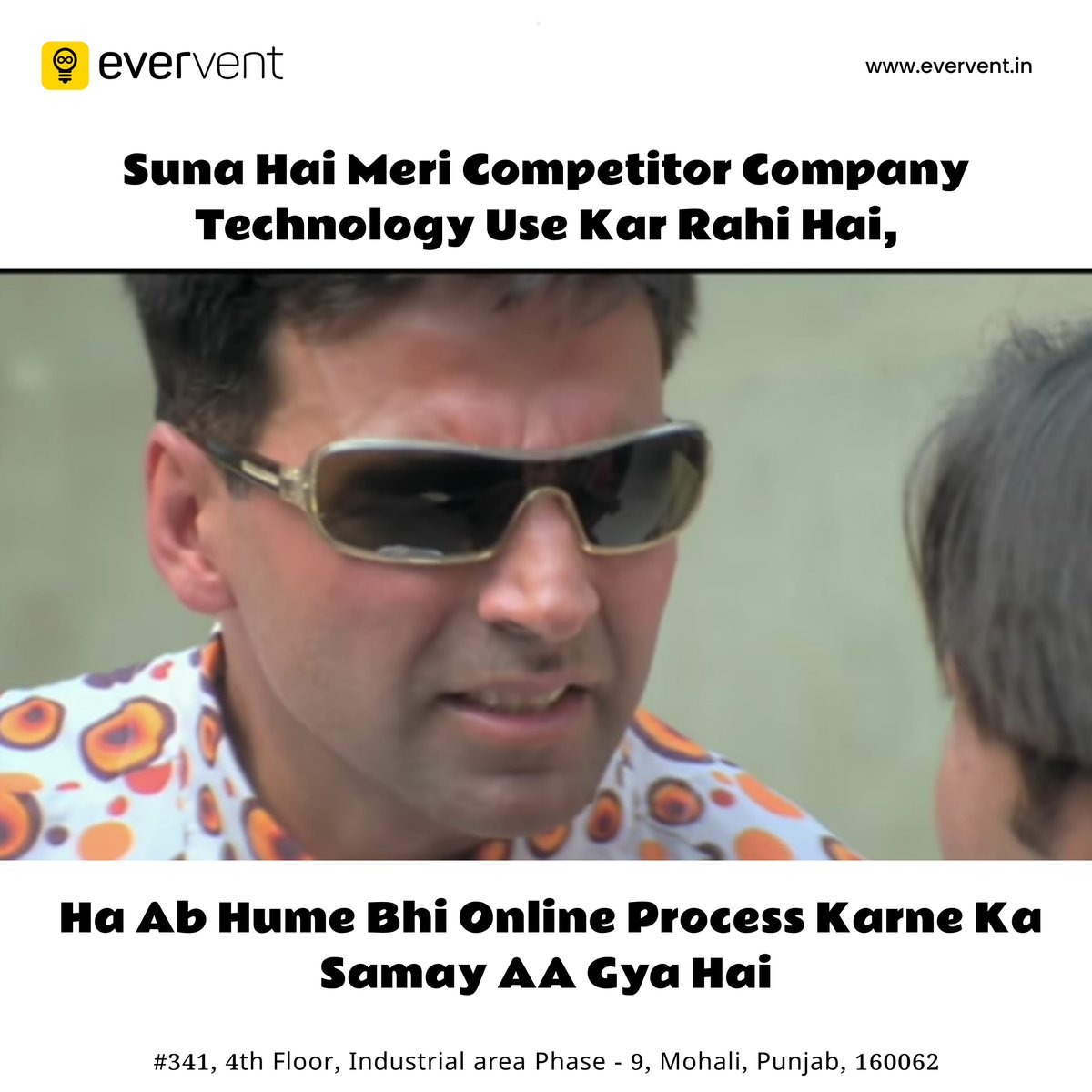 everventindia's tweet photo. Suna Hai Meri Competitor Company Technology Use Kar Rahi Hai, Ha Ab Hume Bhi Online Process Karne Ka Samay AA Gya Hai
#insurance #insurtech #software #technology #insurance #business #online #evervent https://t.co/fnFMOrame6