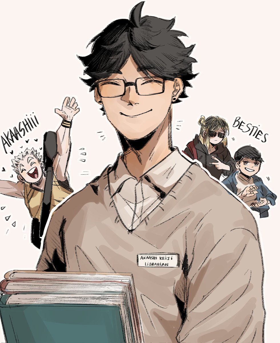 Librarian Akaashi!