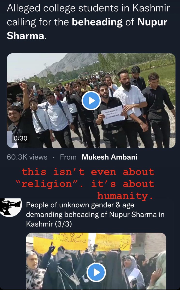 sskkhadka's tweet photo. Where is your humanity ? #NupurSharma #standwithnupur #StandWithSaadAnsari #SanatanaDharma https://t.co/TrDOrHO1BU