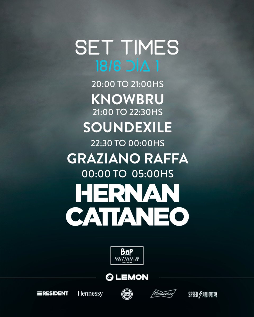 BuenasNochesPro's tweet photo. El próximo 18 y 19 de Junio, @cattaneo_hernan dará dos shows en Córdoba.

Ya falta muy poquito. Ansiosos? 
Últimos tickets en https://t.co/Vxzl2nIkgU 

#HernanCattaneo #Mas2Decades #CattaneoEnCordoba #BNP #OpenLife #house #dj #electronicmusic  #djset https://t.co/EfYHPE6hv7