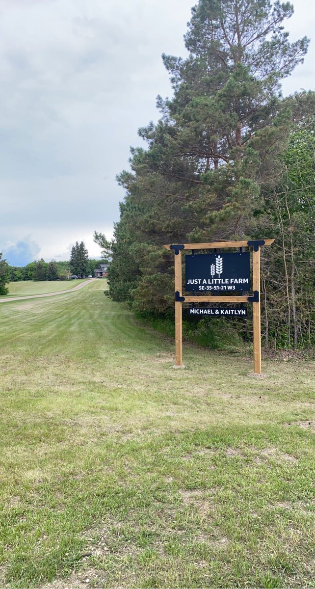 Finally got the yard sign up. Really like how it turned out. Great work by <a href="/MHEnterprisesSK/">MH Enterprises Ltd.</a>