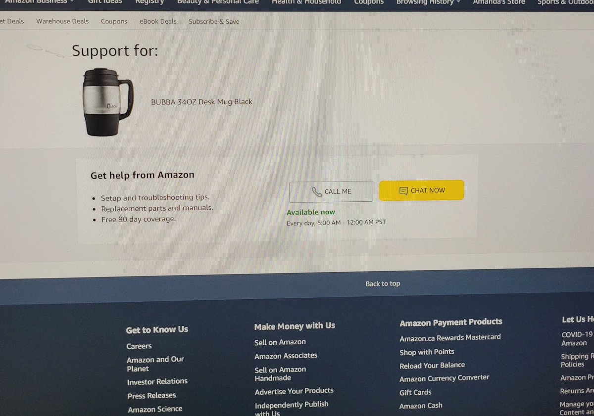 H3llzKat's tweet photo. Buyer Beware! @amazonca @AmazonHelp doesn't honor what they advertise on their app or site for returns or replacement parts for items that show covered. This is false advertising! I reached out and got such a run around or even scripted responses for another item and order  🙄 https://t.co/NWX3kZqI2E