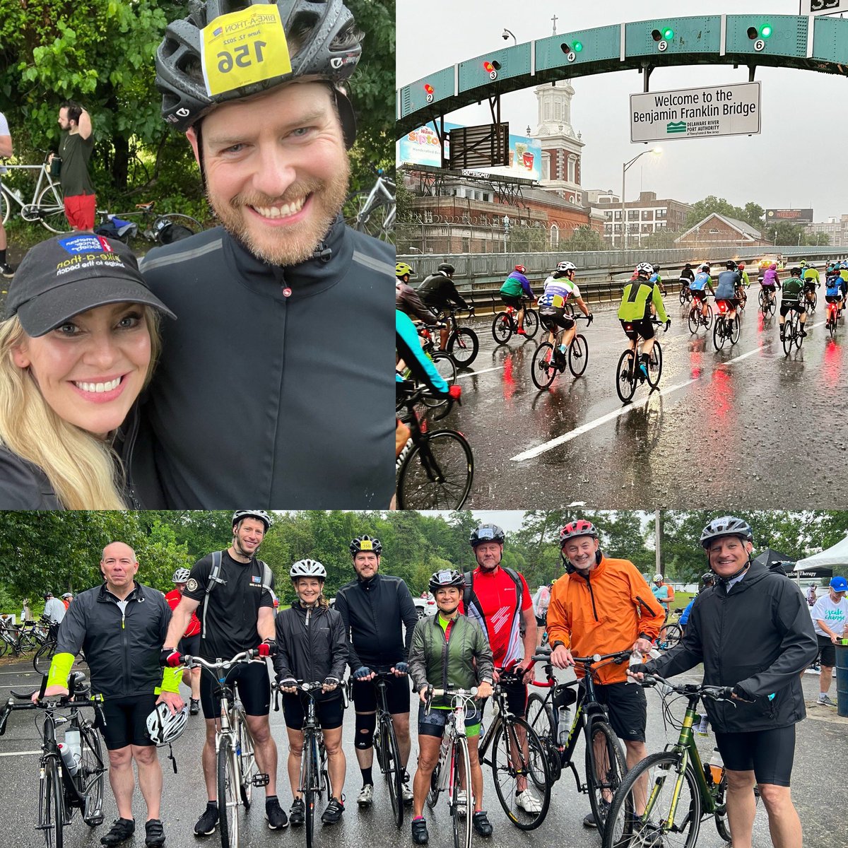 tarynjones31's tweet photo. The weather wasn’t very kind to us at this year’s @bikeathon but that didn’t dampen the enthusiasm and determination for those who turned up to ride in support of the @AmericanCancer! Over $1.1 million raised and counting! #teamdetermination https://t.co/IoQgyvNxLD