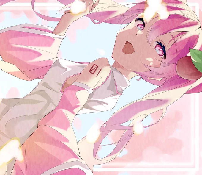 ピアプロ運営です。本日は「振り返る桜ミクさん」作品をご紹介!SI0さんの振り返る桜ミクさん!🌸今にも駆け出しそうな、元気な感じがとっても可愛いですね!(≧∇≦)💕【https://t.co/rcFNIMO74b】 #piapro #初音ミク #桜ミク 