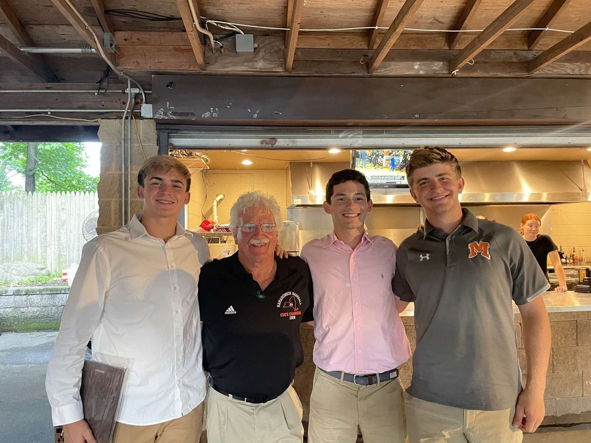 mhsvarsitysport's tweet photo. Here’s a few of our baseball players being honored at the section 1 baseball dinner! Congrats again to Nate Perez,Ben Kirwin,George Povemba,Cooper Berenblat, and Will Plunkett. https://t.co/YvXg4DHzza