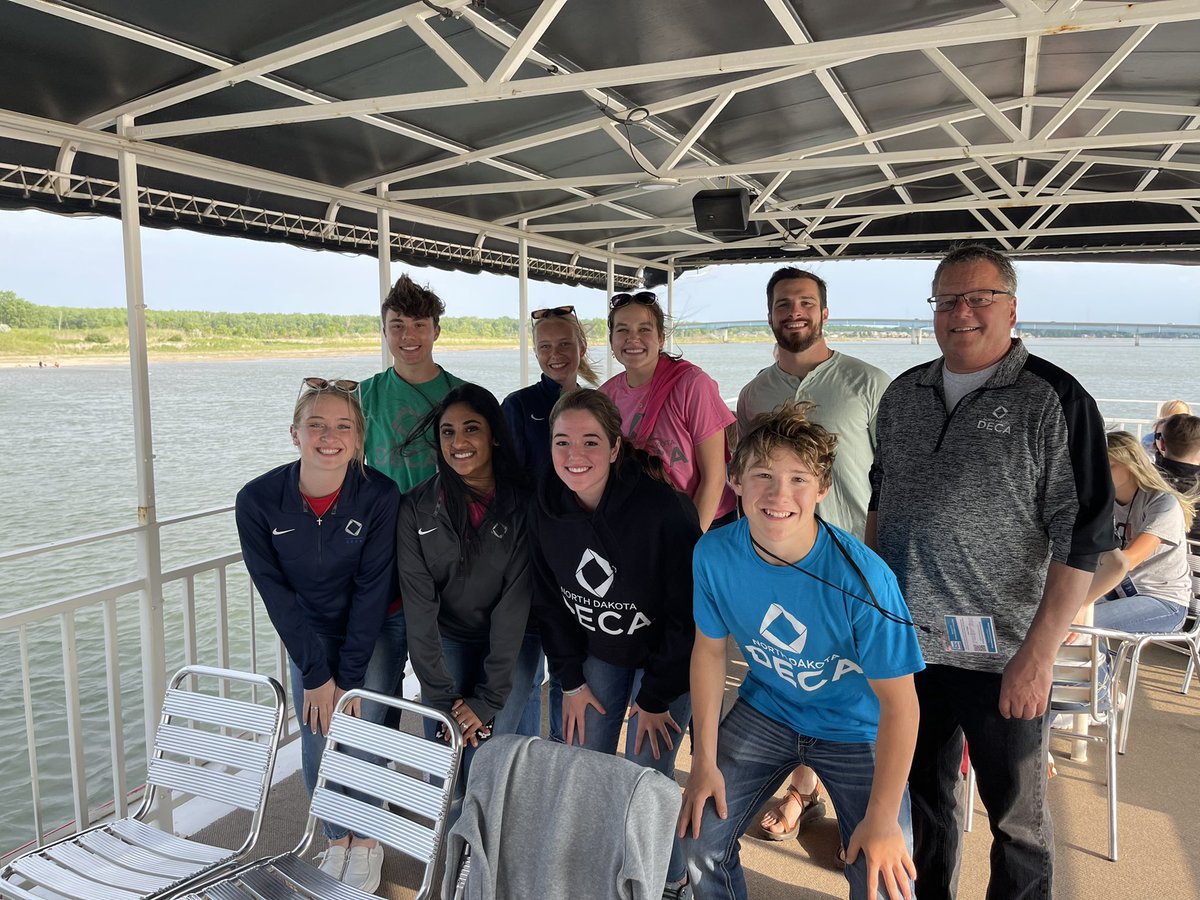 On the Lewis and Clark river boat.