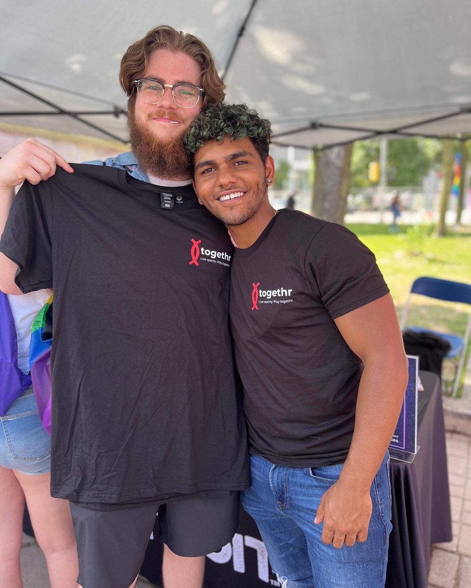 LGBTDetroit's tweet photo. The @LGBTDetroit team celebrated Motor City Pride with #Togethr swag this weekend - #LGBTDetroit - #SafeBraveSpace - #Pride https://t.co/c5haywhTTZ