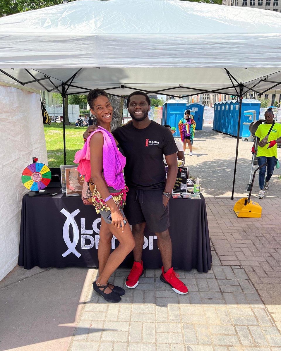 LGBTDetroit's tweet photo. The @LGBTDetroit team celebrated Motor City Pride with #Togethr swag this weekend - #LGBTDetroit - #SafeBraveSpace - #Pride https://t.co/c5haywhTTZ
