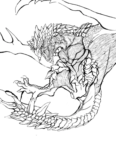 今日もがんばって描いていきます!これ描いたらエスピナス描いてみたいです! 