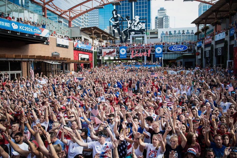 NoOtherPub's tweet photo. Thursday is THE day. 🙏 That's when we find out if Kansas City will be among the cities to host the 2026 FIFA World Cup ⚽️

Join @KC2026WorldCup in the @KCLiveBlock for the big announcement at 4 p.m. CT! https://t.co/34JFuFo9uk