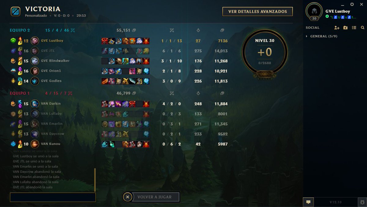 se gano contra vandals, <a href="/GodlesGG/">Godles</a> robando el mvp como siempre, mañana vamos contra fuego y mi pana <a href="/shade/">Shade</a>