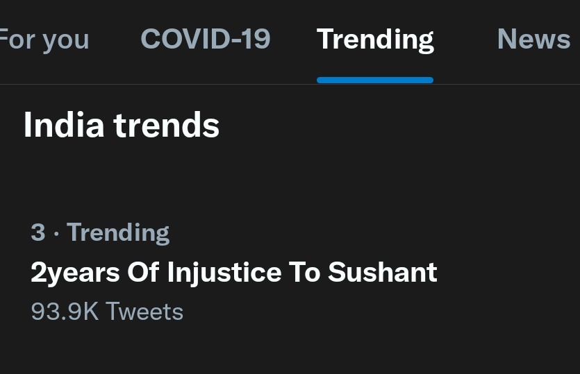 93.1K On 
2years Of Injustice To Sushant
Let's Do 100K before 6:30 AM 
We can do it🔥
Boost Is Needed 🚀