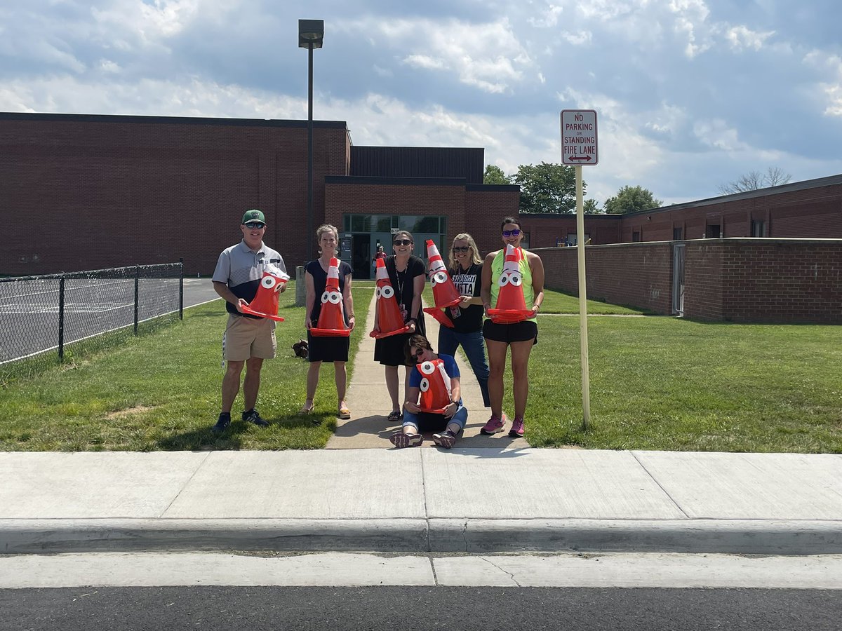 Lovettsville ES (@lovettsvillees) on Twitter photo Our cones got a makeover this morning thanks to our creative duo <a href="/StokleyMrs/">Kate Stokley</a> <a href="/debfink7/">Debbie Fink</a> These cones will be retiring as of Wednesday but they sure are enjoying their last few days! Thanks to the amazing car rider crew who stood out in all the weather this year! Our cones got a makeover this morning thanks to our creative duo <a href="/StokleyMrs/">Kate Stokley</a> <a href="/debfink7/">Debbie Fink</a> These cones will be retiring as of Wednesday but they sure are enjoying their last few days! Thanks to the amazing car rider crew who stood out in all the weather this year!