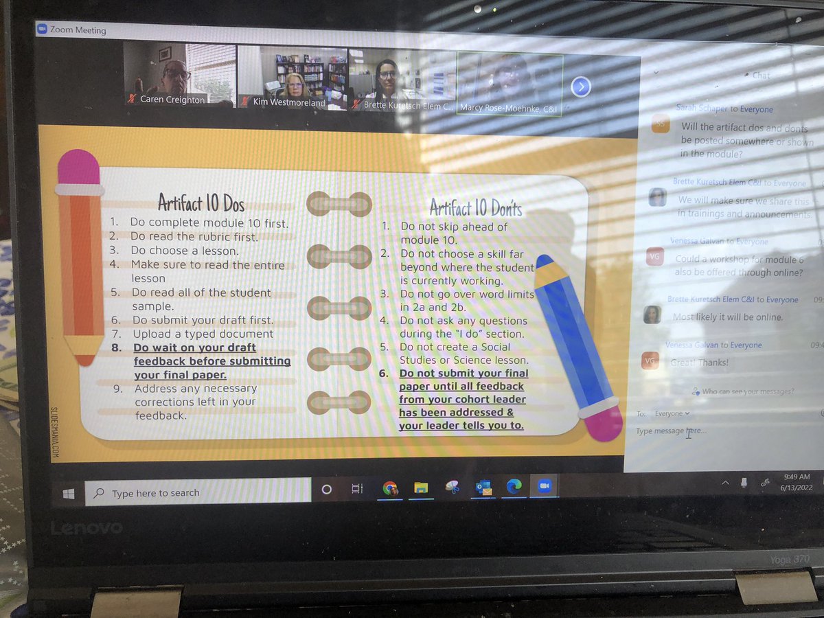 CarenCreighton's tweet photo. Reading academy intro zoom today. Learning selfie. @TWEHowl #twehowl https://t.co/WLfOeJTTpk