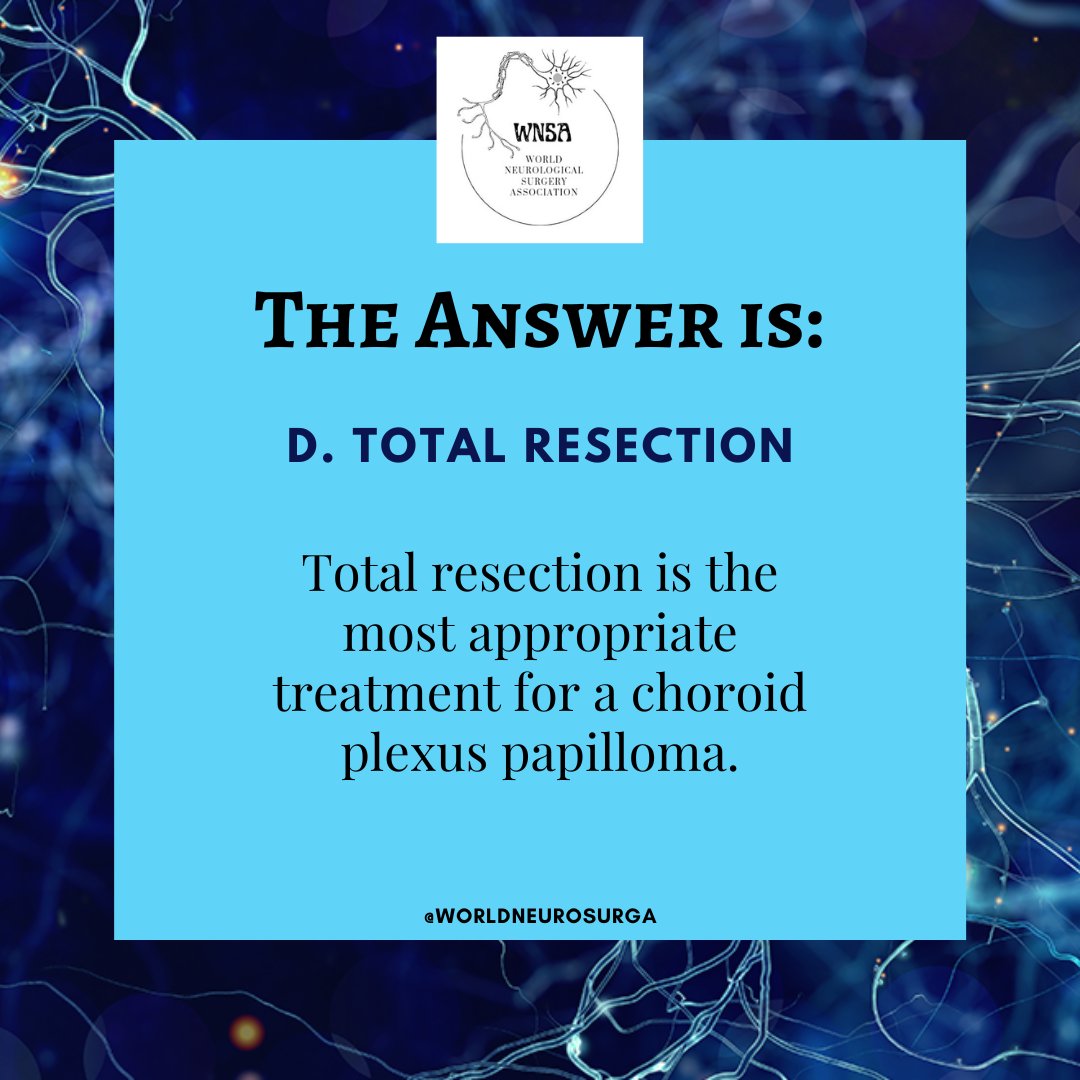 worldneurosurga's tweet photo. 🥁✨ The answer is here ✨🥁
#NeuroQnA #Neurosurgery #NeuroTwitter #MedEd #MedTwitter #neuroscience #WNSA https://t.co/p5EaMMRdov