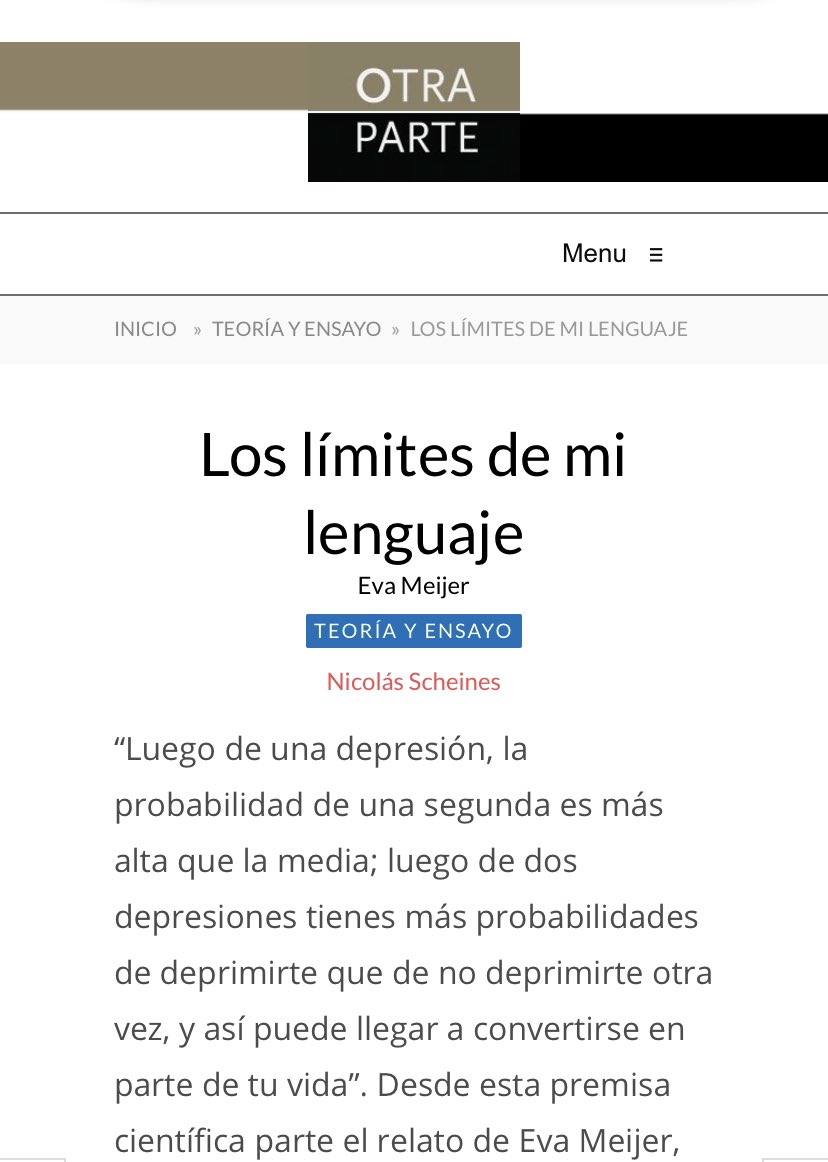 KatzEditores's tweet photo. #Reseña de “Los límites de mi lenguaje” de la holandesa Eva Meijer https://t.co/4cw1znSbLE