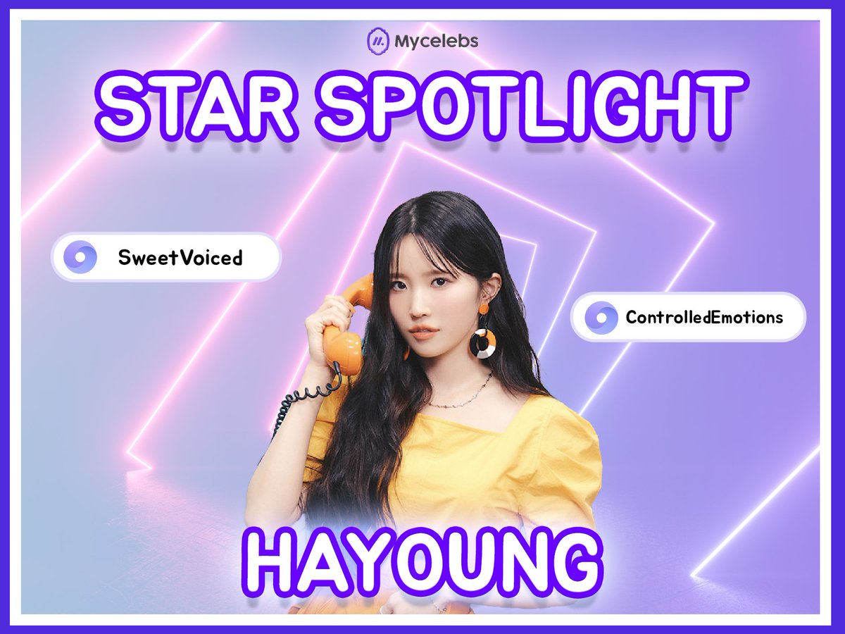 mycelebsstar's tweet photo. ⭐️ #StarSpotlight ⭐️ by #Mycelebs AI! 

Today’s spotlight is on the #sweetvoiced idol with #controlledemotions #FROMIS_9 #HAYOUNG ! 

Let’s bring up her #GaonSocial Index by engaging on her star page: https://t.co/MZ1TptlgGr https://t.co/6oFPBMmWBh