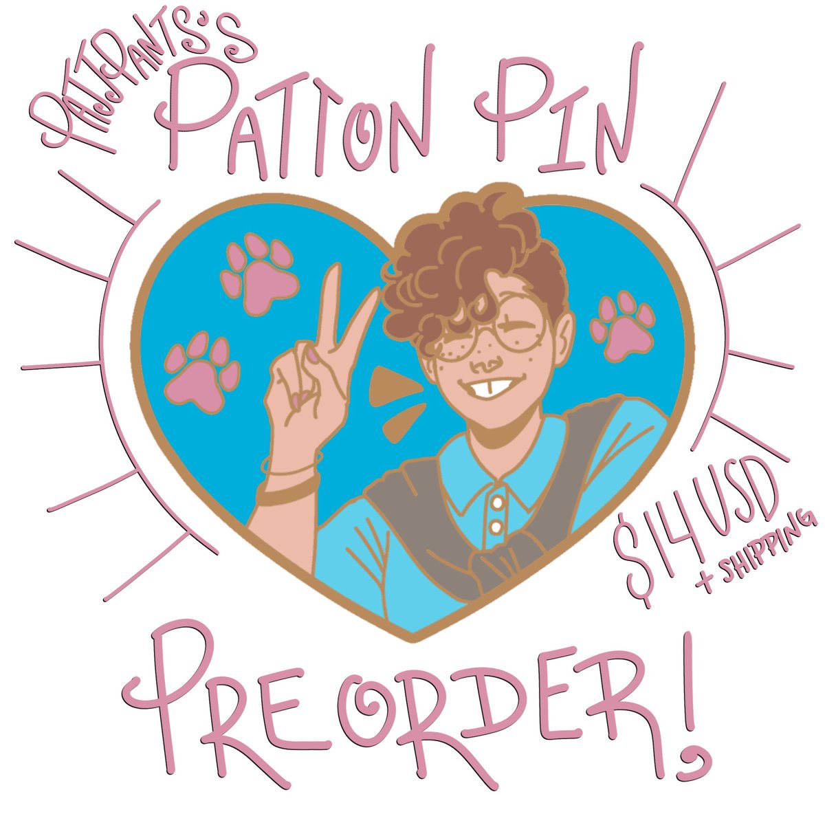 pajjpants's tweet photo. Enamel Patton Pin for preorder! For more information, check out my site: https://t.co/i3FJIqxRro
#sanderssides #tss #pattonsanders https://t.co/SLDzlPeBmD