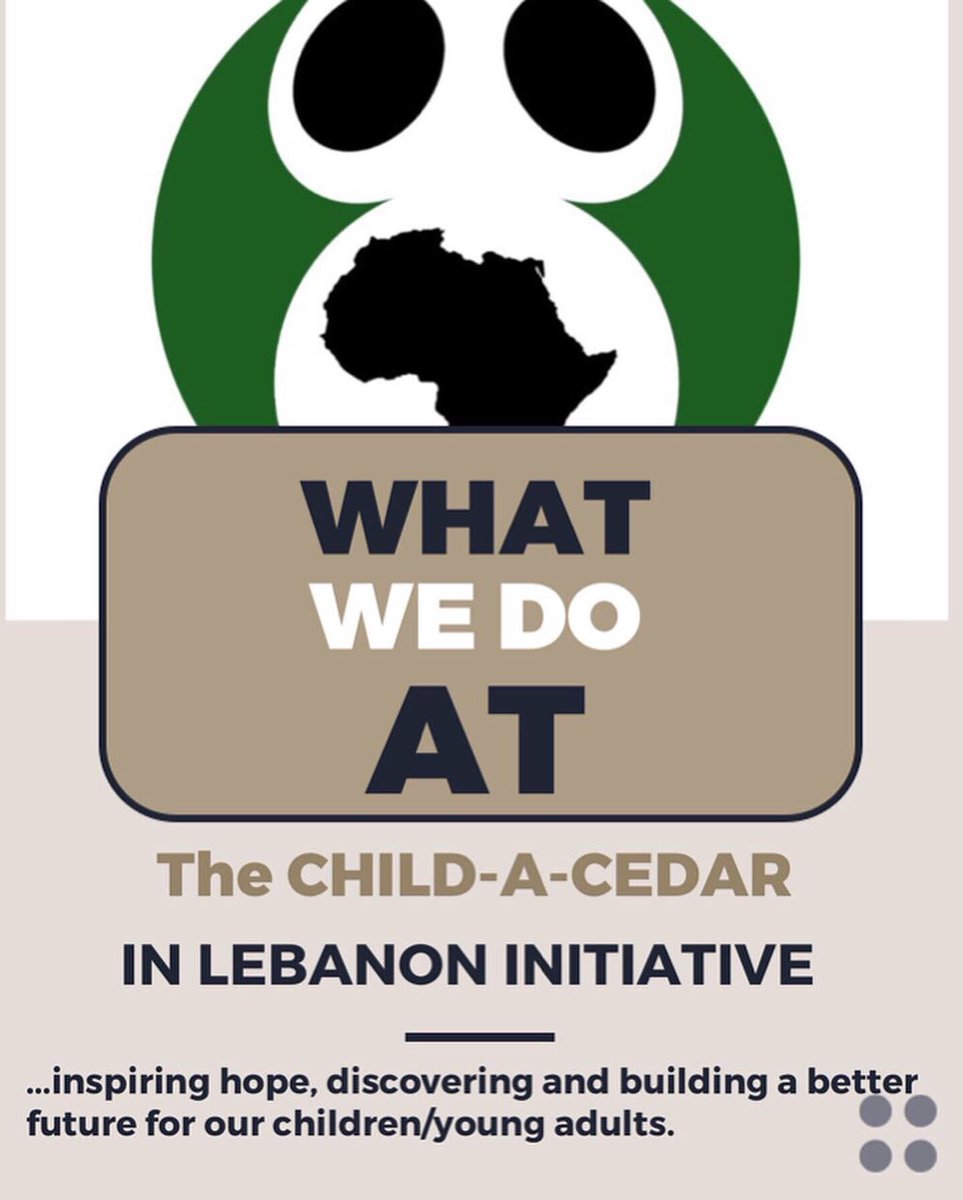 ChildACedar's tweet photo. The Child-A-Cedar In Lebanon Initiative is just about to launch with aggressive impacts.
An organization brought together by a group of young masterminds and creatives.

However, this vision cannot be actualized without your support and cooperation. https://t.co/blrWtglIxA