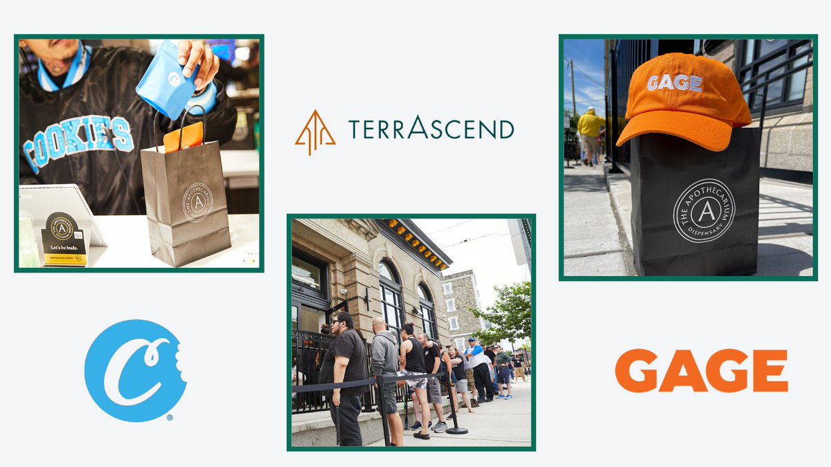 Thank you to the #cannabis community for the amazing turnout for the <a href="/gagecannabisco/">Gage Cannabis</a> and <a href="/cookiesglobal/">Cookies 🍪</a> launch this weekend at our NJ #Apothecarium dispensaries. It was a huge success with sales increasing 40% over the prior weekend sales!
#TerrAscend #NewJersey $TRSSF $TER