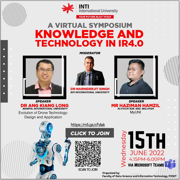 intiiu_my's tweet photo. Free virtual symposium on “Knowledge and Technology in IR4.0"  
brought to you by Faculty of Data Science and Information Technology (FDSIT).

The link to join : https://t.co/zZJLjmsy28

Access to the details on https://t.co/TBgNv2opZE

#360Network #technology #ir4 #datascience https://t.co/6FwQgA1XuN