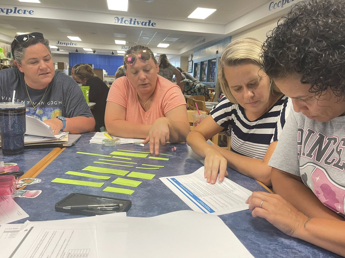 Loved seeing our staff back in the building today! Our learning was centered around leveraging Cambridge Learner Attributes and WICOR Strategies to enhance ELA instruction and discovering the alignments between B.E.S.T. Standards and Cambridge English <a href="/GTESSeaStars/">Gulf Trace Elem</a>