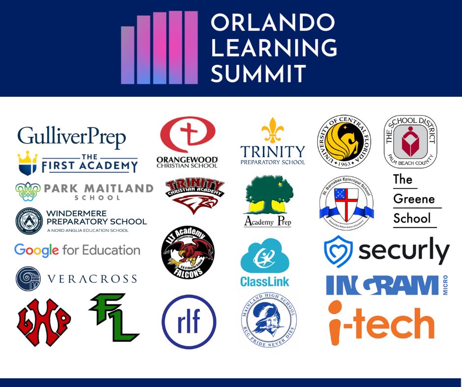 What do all these bright &amp; beautiful logos have in common? These incredible schools &amp; partners in edu will all be attending The Orlando Learning Summit! There is still time to join us!

Register here: bit.ly/ols2022
...
#OLS #OrlandoLearningSummit #EdTech #iTech4Edu