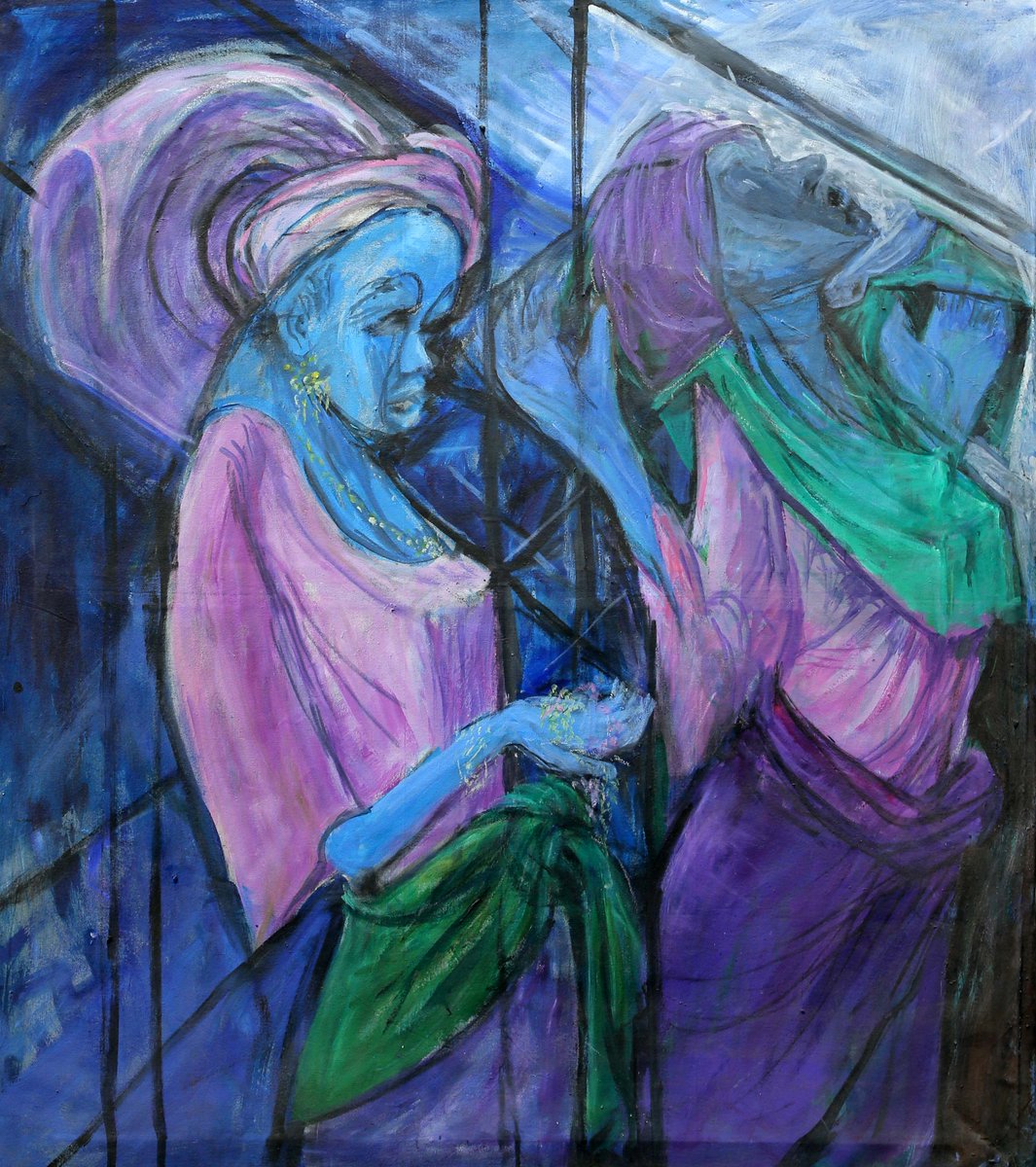 TambayObenson's tweet photo. Further exploration... the paintings of Yusuf Grillo, the late Nigerian contemporary artist who died almost a year ago. H/T @dejitoye https://t.co/4ssPxXL5Pz