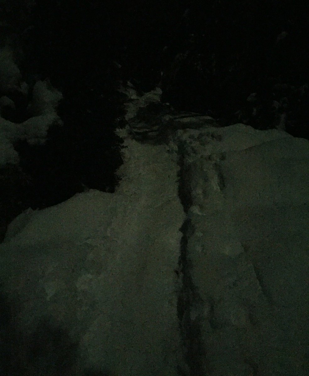 Nick_O_Earl's tweet photo. Magical snowy moonlit run late last under a full moon on kunanyi (pic does not do it justice at all) #snowbart #kunanyi https://t.co/adP6JJJAP3