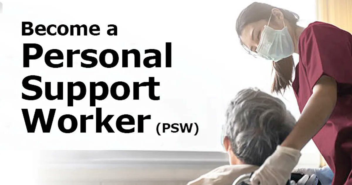 Get your PSW credentials in less than six months, and for FREE by completing the Personal support Worker (accelerated) program!  

Learn more about this opportunity at our Program Information Session on June 21. Register today! buff.ly/3mFaXbb