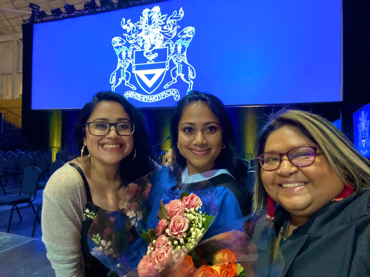 5 years ago - I watched my young cousin embark on a new adventure at <a href="/TorontoMet/">Toronto Metropolitan University</a> <a href="/CYCtmu/">Toronto Metropolitan University CYC</a> <a href="/fcstorontomet/">Faculty of Community Services</a> &amp; today I had the privilege to stand on stage to hug, congratulate &amp; celebrate her!! Congrats my sweet sister - you are a real gem. Oh the places you’ll go. So proud of you.