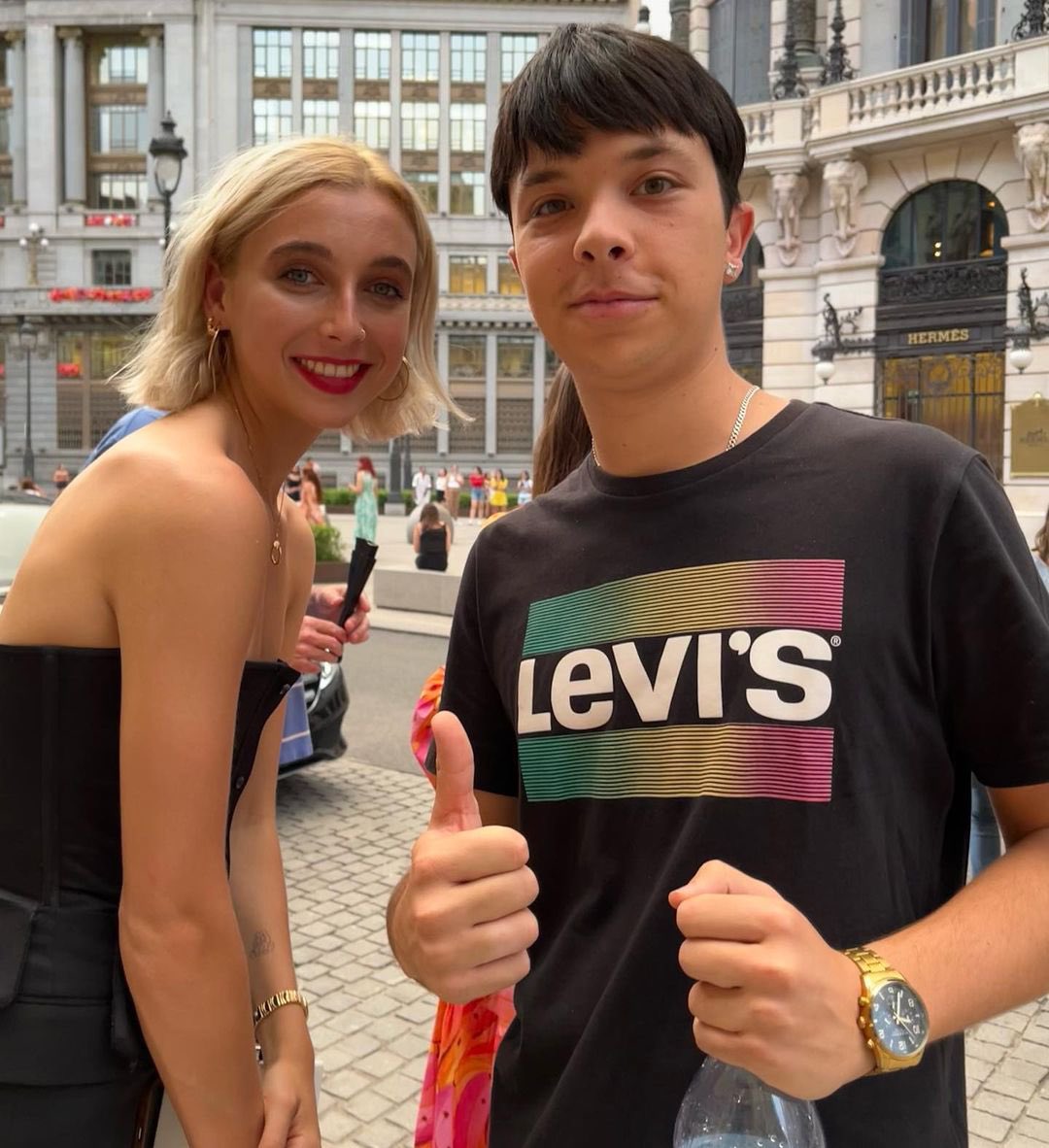 Emma Chamberlain Access on X: Emma Chamberlain photographed at Cartier  gala in Madrid, Spain.  / X